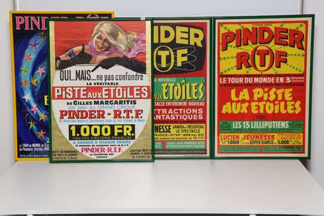 CIRQUE PINDER ORTF - Lot de 4 affichettes de texte