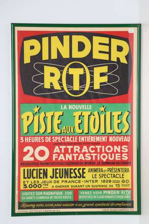 CIRQUE PINDER ORTF - Lot de 4 affichettes de texte