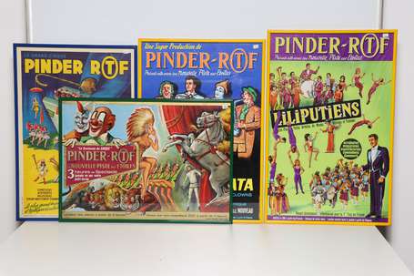 CIRQUE PINDER ORTF - Lot de 4 affichettes dont : 