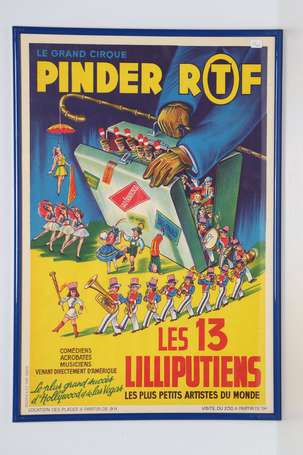 CIRQUE PINDER ORTF - Lot de 4 affichettes dont : 