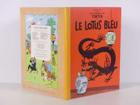 Hergé : Tintin 5 ; Le Lotus Bleu en réédition de 