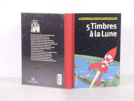 Hergé : 5 timbres à la Lune en tirage de tête de 