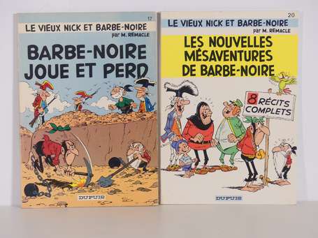 Remacle : Le Vieux Nick 17 et 20 ; Barbe-Noire 