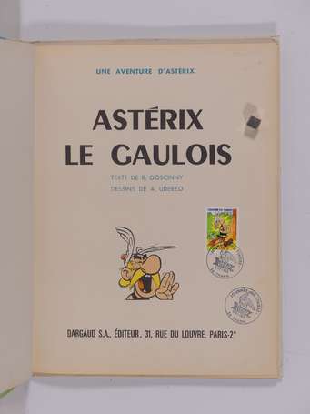 Uderzo et Goscinny : Astérix 1 ; Astérix le 