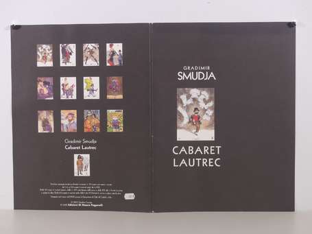 Smudja : Cabaret Lautrec ; port-folio signé de 