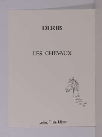 Derib : Les Chevaux ; port-folio en édition 