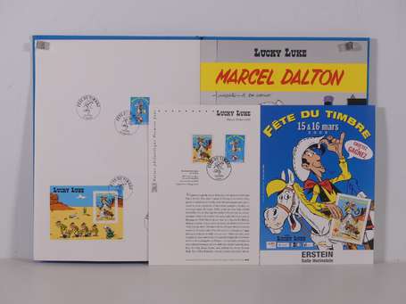 Morris Lucky Luke ; Marcel Dalton en tirage de 