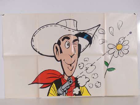 Morris : Lucky Luke ; Fingers en tirage de tête 