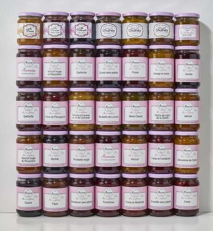 Lot de 7,3Kg Confiture Muroise et Cie