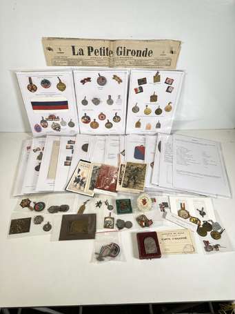 1914/1918 Importante collection d'insignes de 