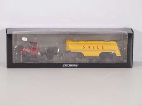 Minichamps - Camion henschel HS 140 S - Citerne 