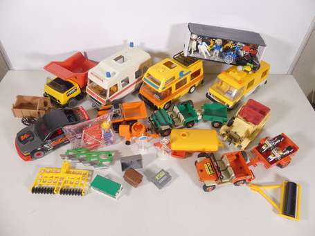 Playmobil vintage - lot de véhicules et de 