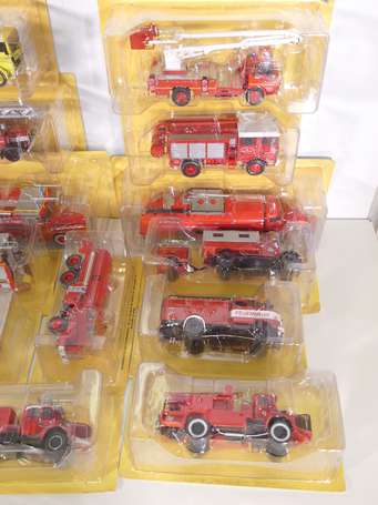 Série presse - Hachette - 20 véhicules de pompiers