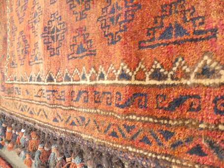 Deux selles iraniennes (chaine, trame et velours 