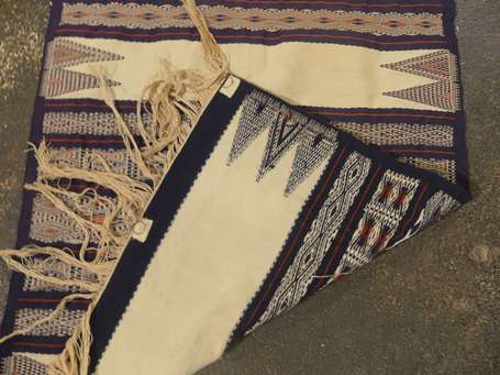 Kilim Merghoum (chaine et trame en laine), 