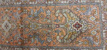 Tapis Turkmène (chaîne, trame et velours en 