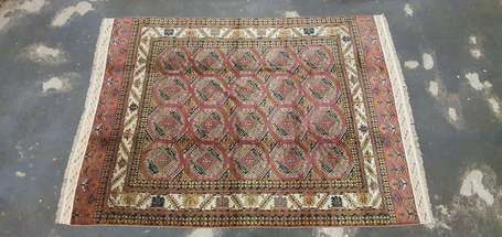 Tapis Boukhara Tékké (chaîne, trame et velours en 