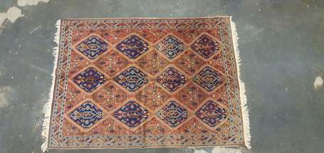 Tapis Afschar (chaîne en laine et coton, trame et 