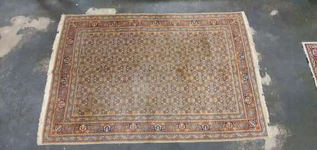 Tapis Tebriz (chaine et trame en coton, velours en