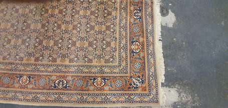 Tapis Tebriz (chaine et trame en coton, velours en