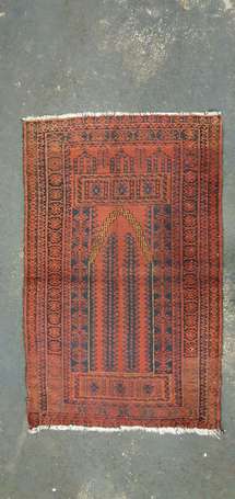 Tapis Afghan (chaîne, trame en velours en laine), 