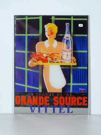 VITTEL Grande Source « À chaque Repas.. » : Miroir