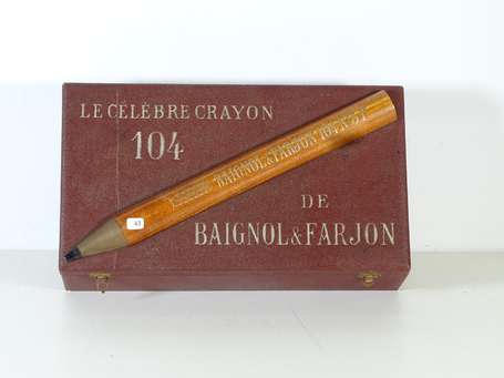 ÉCRITURE « Le Célèbre Crayon 104 de BAIGNOL et 