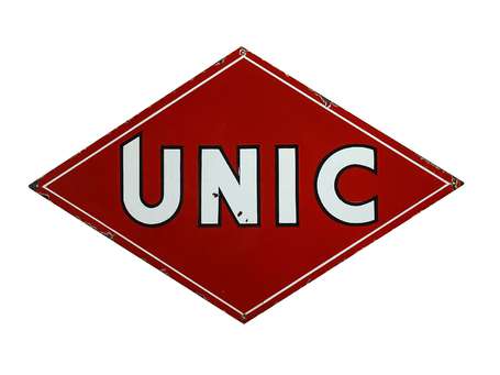 UNIC Camions / SIMCA Industries : Rare plaque 