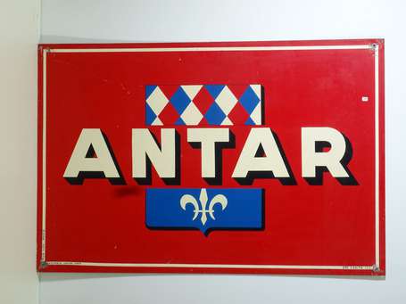 ANTAR : Tôle. « Publicité Vox 1967 » 120 x 80cm.