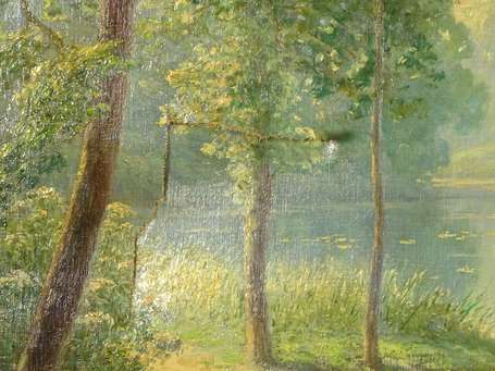 GAUFFRIAUD Emile (1877-1957) Bord de rivière- 