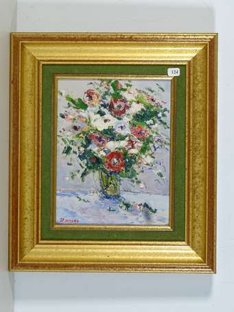 DUBORD Jean-Pierre (1949) - Petit bouquet- Huile 