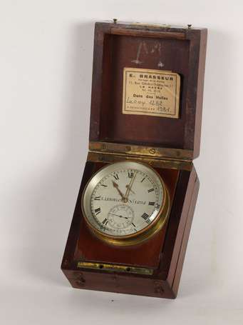 Chronomètre de marine de la maison L. LE ROY et 