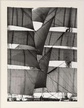 PLISSON Philip (né en 1947) - Belem, les voiles. 