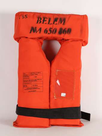 Belem - Gilet de sauvetage siglé, n° 1202820.