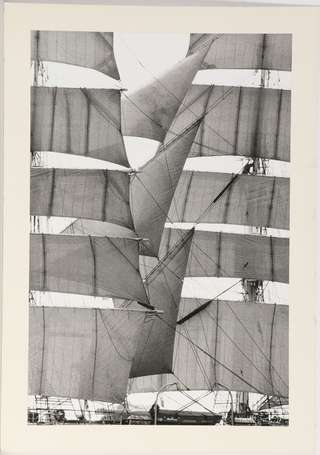 PLISSON Philip (né en 1947) - Belem, les voiles. 