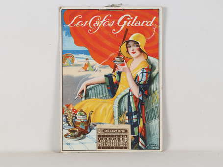 LES CAFÉS GILARD : Panonceau support de 