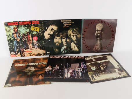 6 Disques : CREEDENCE CLEARWATER REVIVAL - 