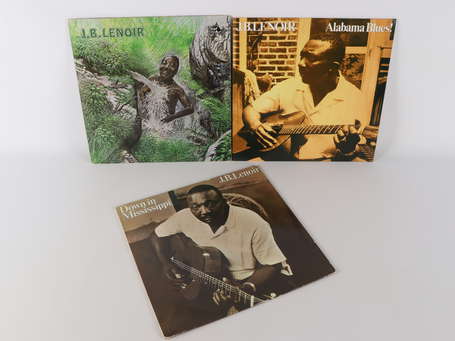 3 Disques : J.B.LENOIR - Down In Mississippi - 