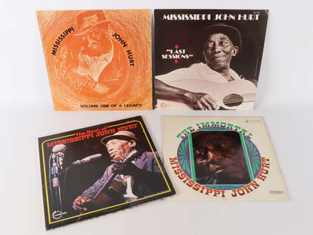 4 Disques : MISSISSIPPI JOHN HURT - The Best Of 