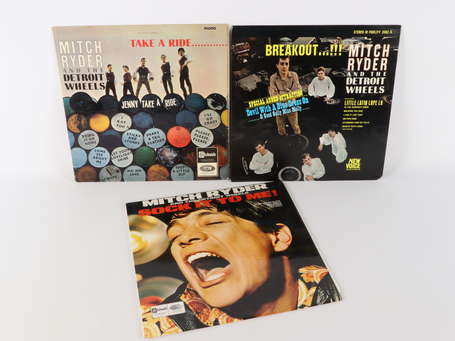 3 Disques : MITCH RYDER AND THE DETROIT WHEELS - 