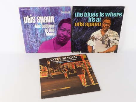 3 Disques : OTIS SPANN - The Bottom Of The Blues -