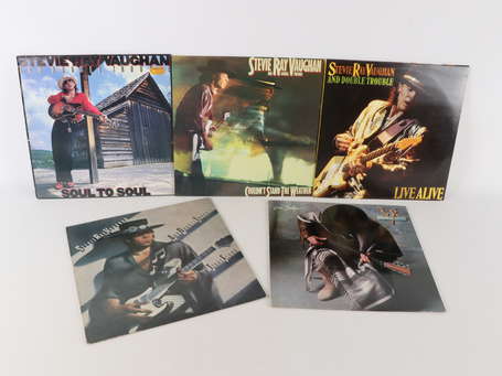 5 Disques : STEVIE RAY VAUGHAN AND DOUBLE TROUBLE 