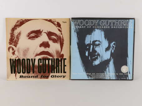 2 Disques : WOODY CUTHRIE - Bound For Glory - 