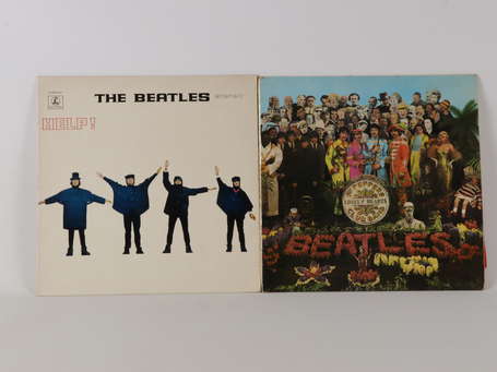 2 Disques : THE BEATLES - Help ! -  re Parlophone 