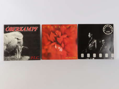 3 Disques : OBERKAMPF - P.L.C - 1983 tres bon etat