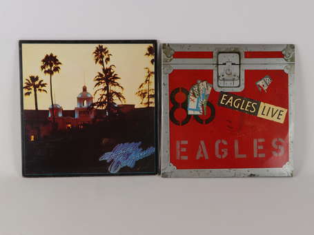 2 Disques : EAGLES - Hotel California - 1976 tres 