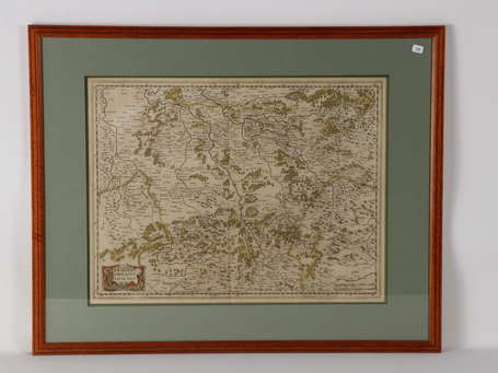 MERCATOR / JANSONIUS. Carte de la Lorraine vers le