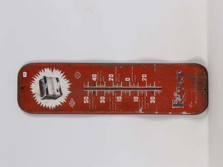 FULMEN Batterie : Thermomètre en tôle sérigraphiée