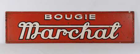 MARCHAL Bougie : Bandeau en tôle peinte. Ca 1930..