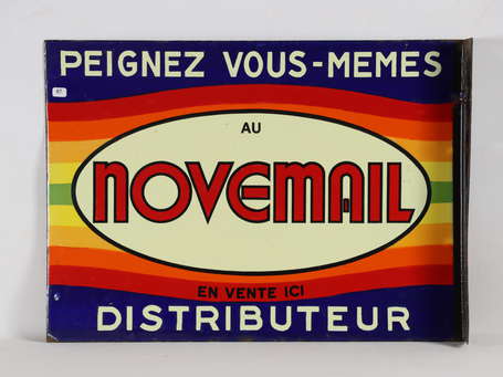 NOVEMAIL « Peignez vous-mêmes » : Plaque émaillée 